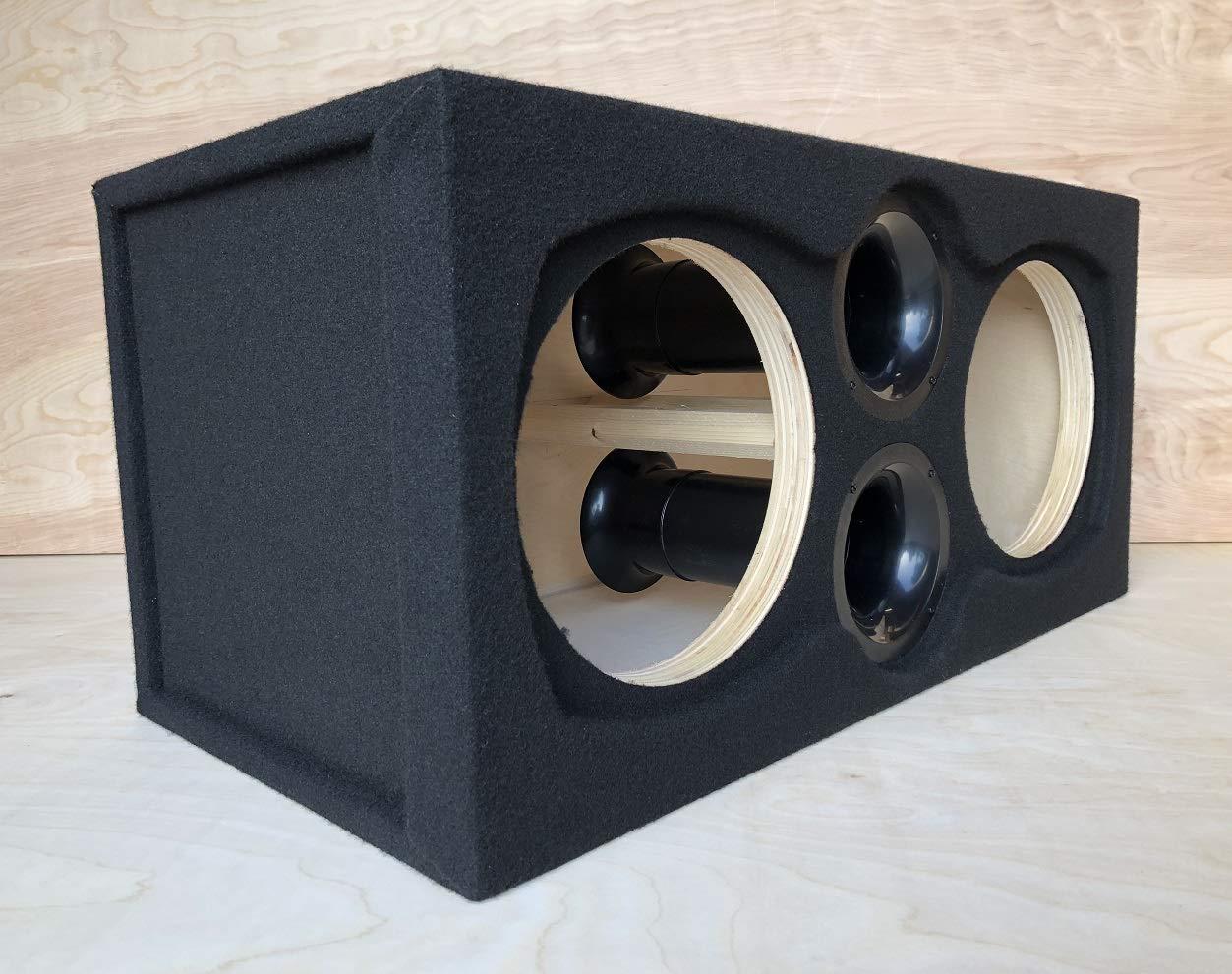 Concept Enclosures, LLC Custom Ported Vented Sub Box Subwoofer Enclosure for 2 12\" Orion HCCA HCCA-12 Subs