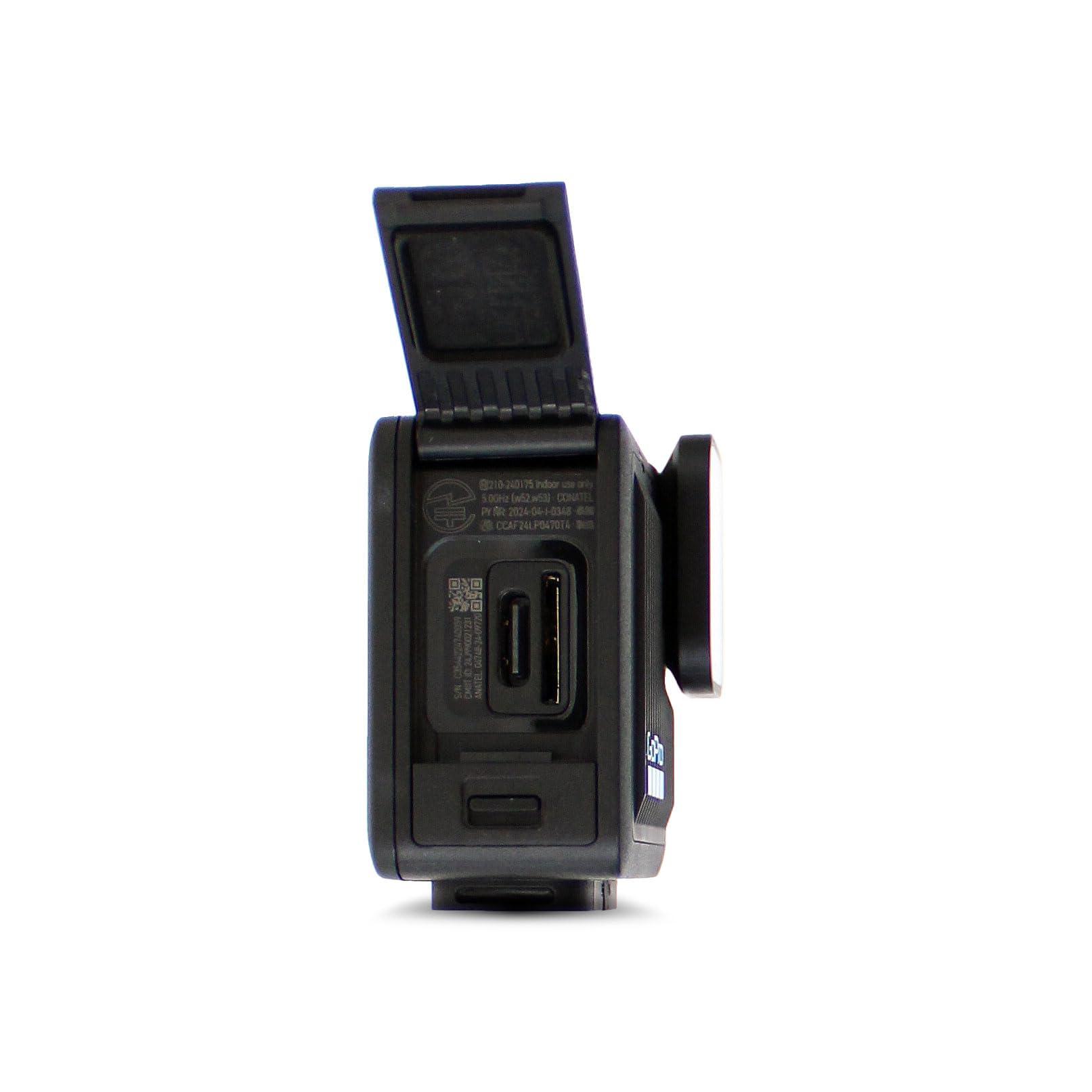 GoPro GoPro Hero (Go Pro Hero) Black Compact - Waterproof Action Camera with 4K Ultra HD Video, 12MP Photos, Stabilization + 50-in-1 Accessory Kit + 64GB Card + More