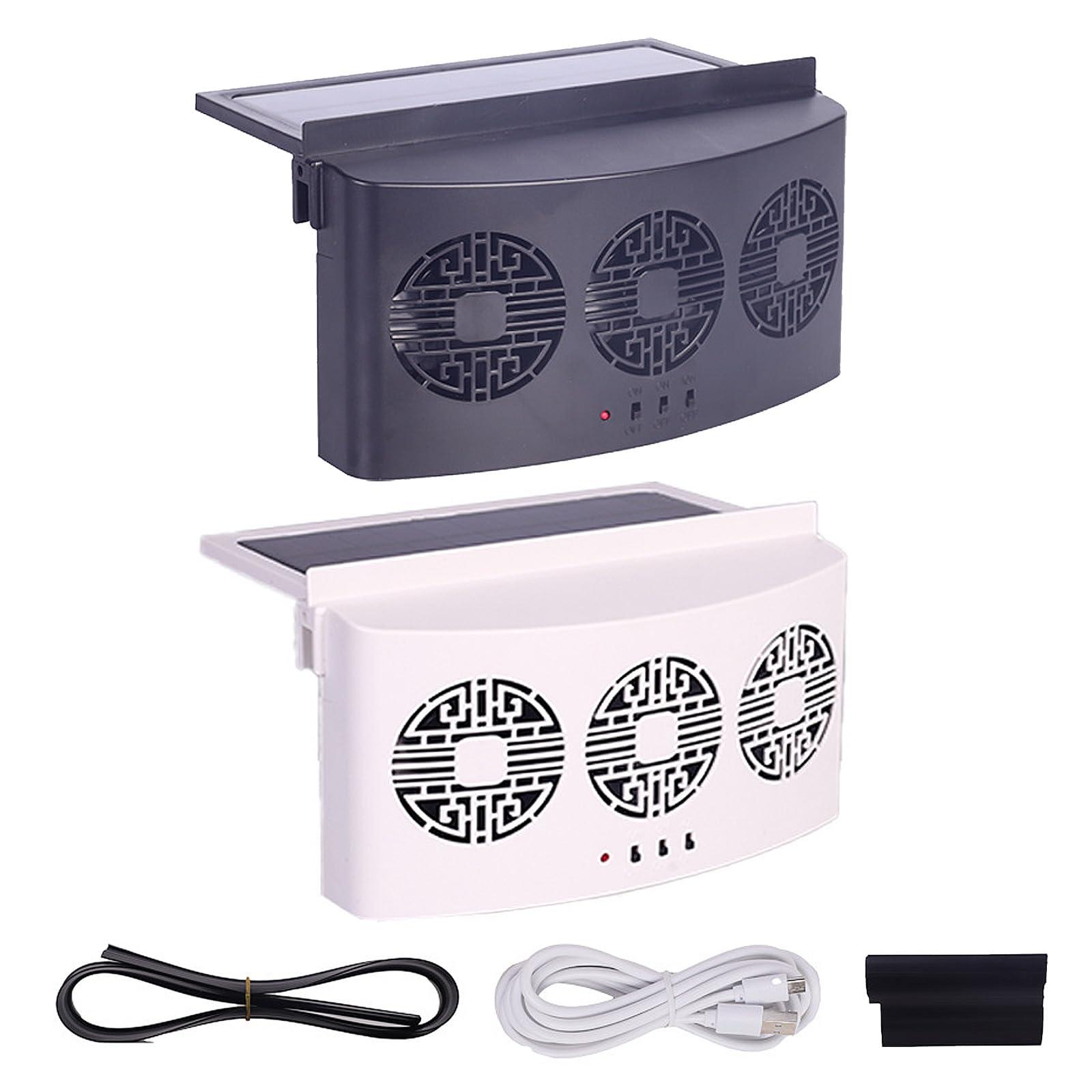 YOGOTEU YOGOTEU Car Window Solar Ventilator USB Charging Solar Powered Fan Car Exhaust Fan Auto Air Vent Cooling System