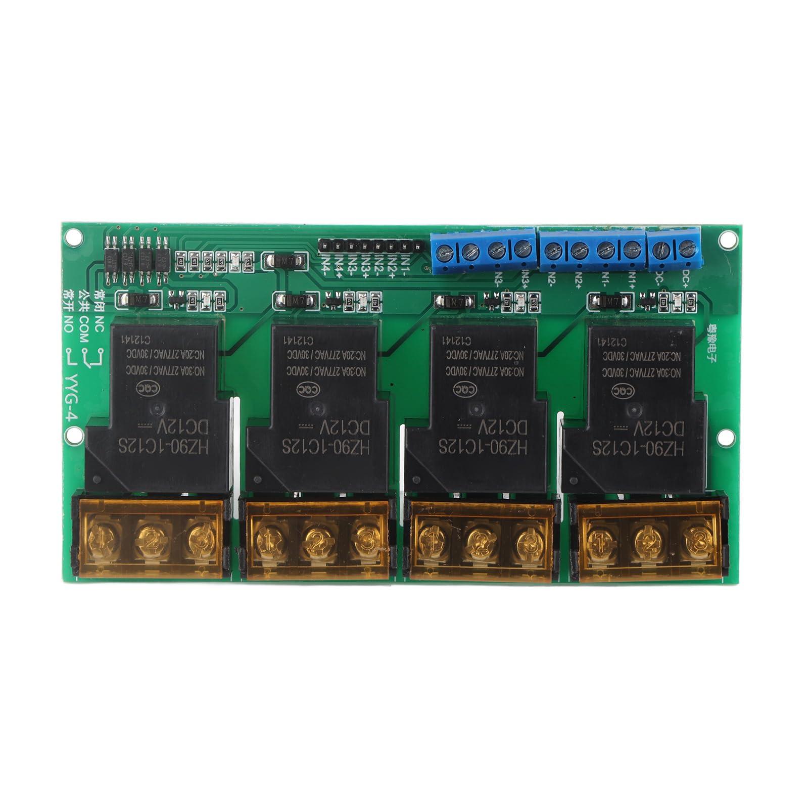 YWBL-WH 30A 4 Channel Relay Module Expansion Board for DSP AVR ARM (12VDC)