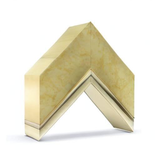 Frame My TV Frame My TV Deco TV Frames - Contemporary Gold Smart Frame Compatible ONLY with Samsung The Frame TV and Pro (85", Fits 2021-2025)