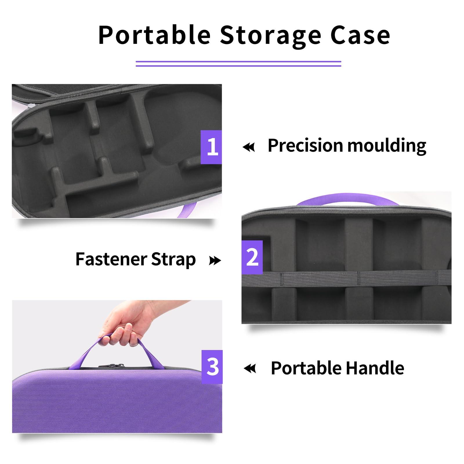 RLSOCO RLSOCO Hard Case for Dyson Airwrap Complete Long/Complete Styler + for Dyson Airstrait/Corrale Hair Straightener (Case Only)