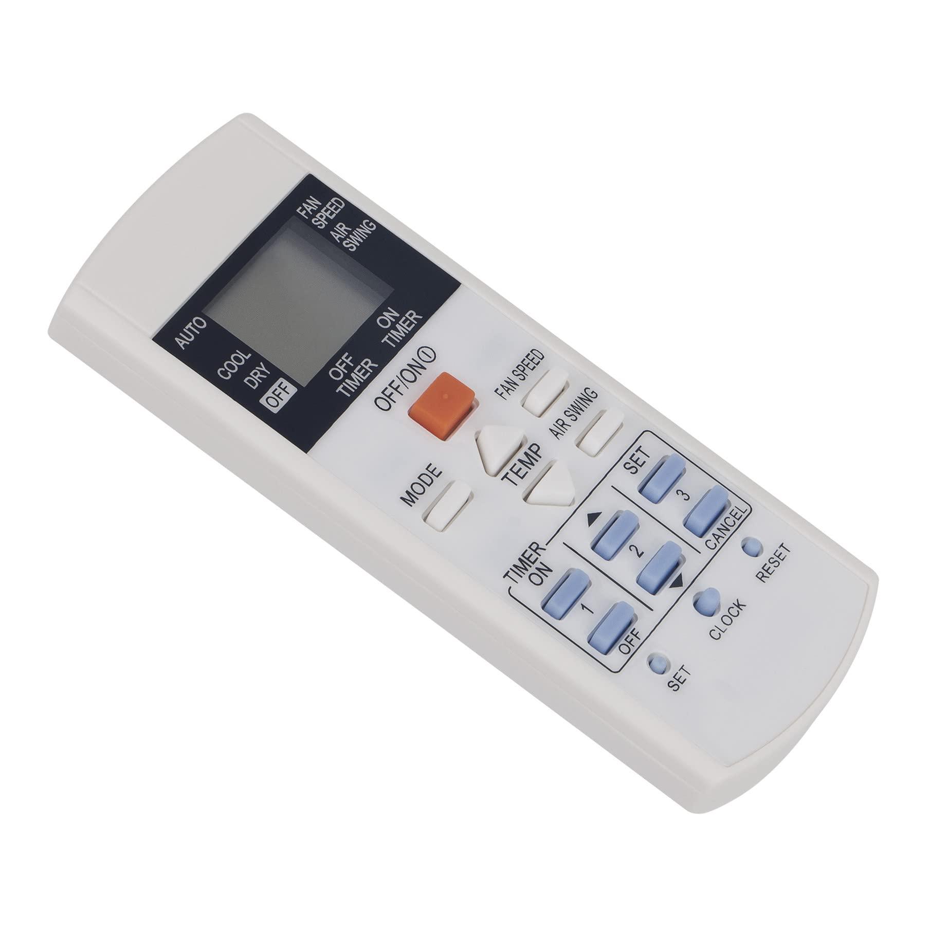 PERFASCIN PERFASCIN A75C3716 Replace Infrared IR Remote Control Fit for Panasonic AC A/C Conditioner A75C3625 A75C3297 A75C2817