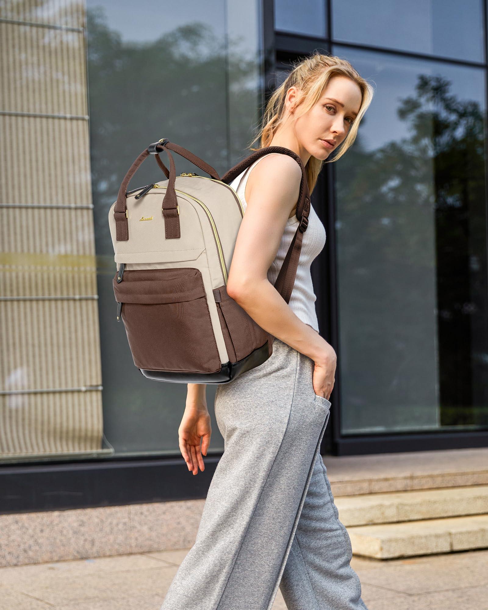 LOVEVOOK LOVEVOOK Travel Laptop Backpack Women, 17.3 Inch Anti-theft Laptop Bag with USB Port, Fashion Waterproof Computer Backpacks Teacher Nurse Backpack Purse for College Work