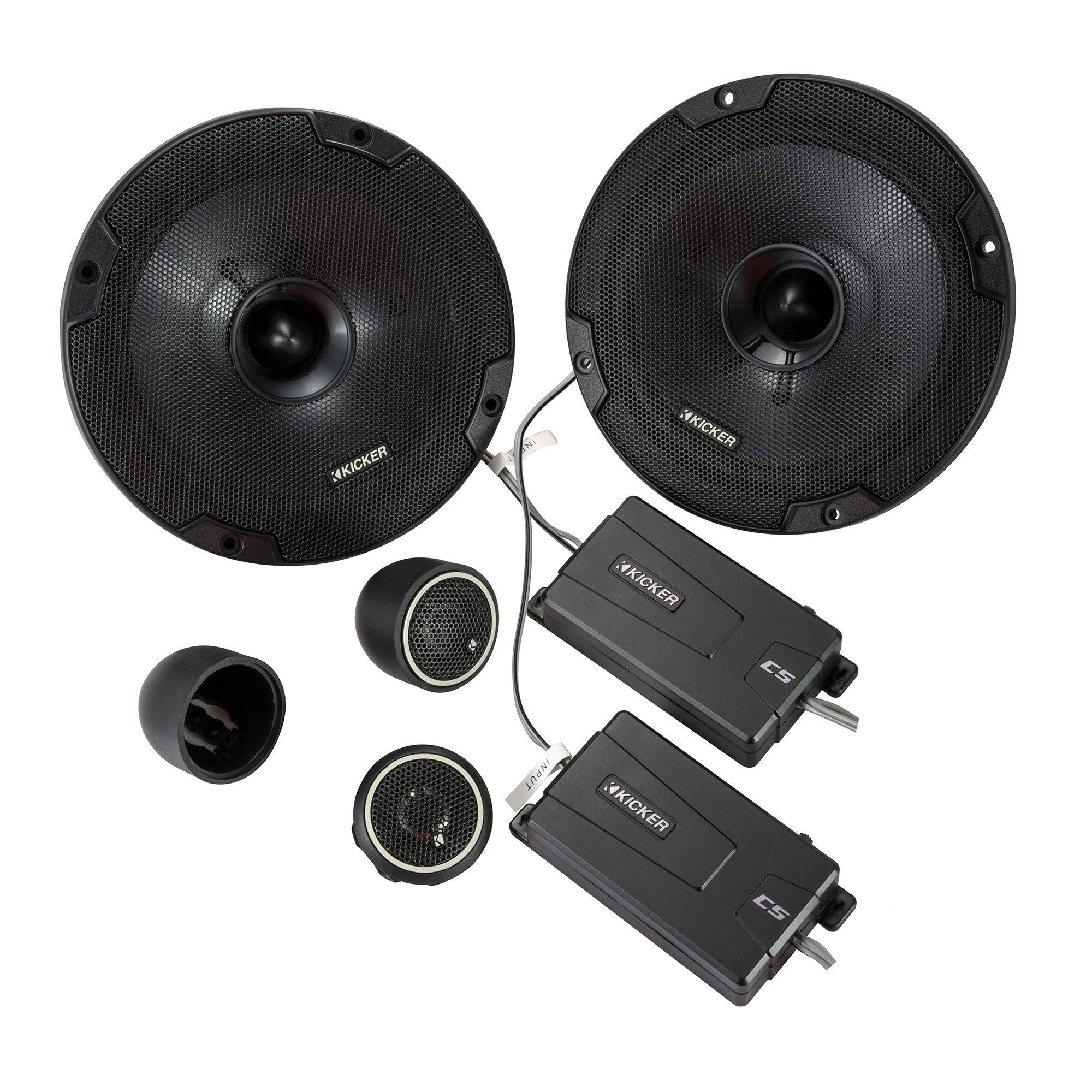 KICKER Kicker 46CSS654 CS-Series CSS65 6.5-Inch (160mm) Component System with .75-inch tweeters w/ 46CSS674 6.75" Component Bundle