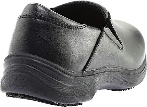 Genuine Grip GENUINE GRIP 470-5.5W Loafer Shoe,5-1/2,Wide,Black,Plain,PR