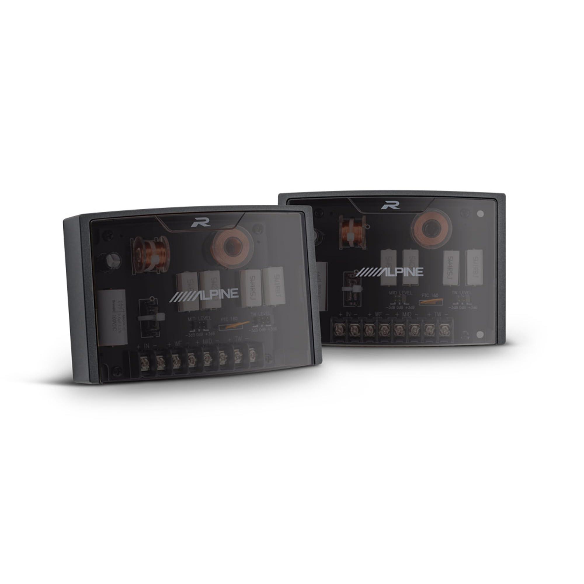 Alpine Alpine R2 Speaker Bundle - Two Pairs of R2-S653 6.5" R-Series Pro High-Resolution 3-Way Component Speakers