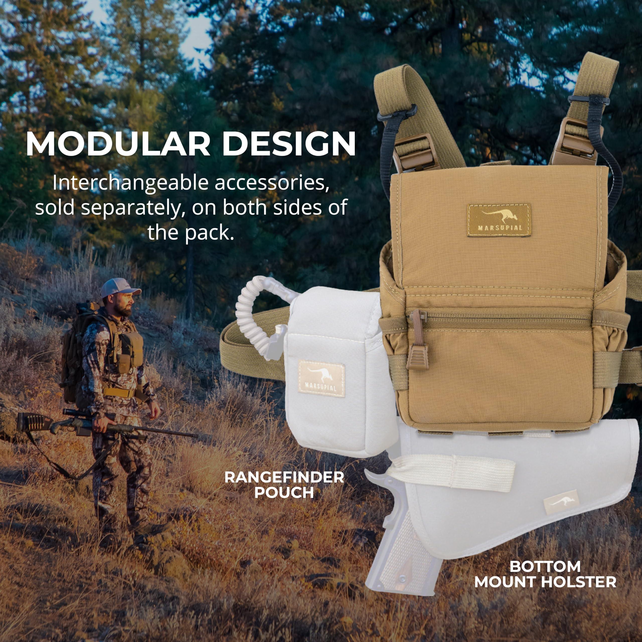 Marsupial Marsupial Gear Binocular Pack with Standard Harness, Wolf/Coyote, Medium