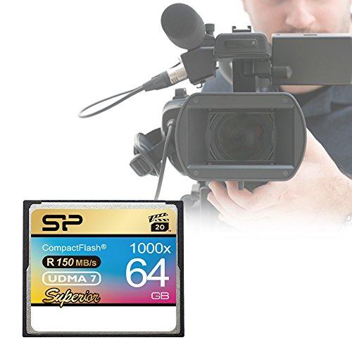 SP Silicon Power Silicon Power 64GB Hi Speed 1000x Compact Flash Card (SP064GBCFC1K0V10)