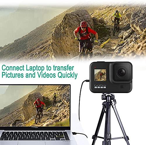 Alitutumao Replacement USB Type-C Charging Cable Date Transfer Cord Compatible with Gopro Hero 9 Hero 8 Hero 7 Black Gopro Max Hero 7 Silver Hero 7 White Hero 6 Black Gopro Hero 5 Black Hero5 Session Hero 2018