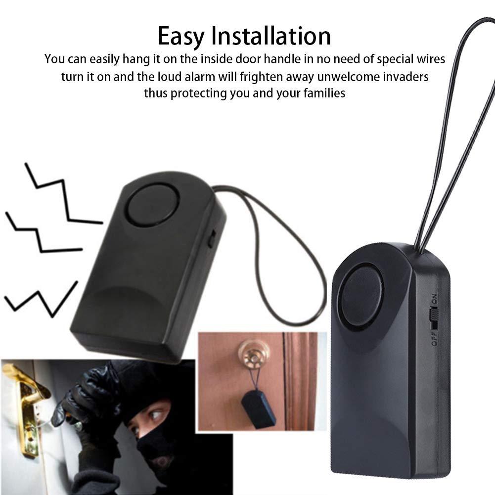 Sonew Portable Touch Door Sensor Anti Theft Security Alarm Door Knob Touch Alarm for Door Handle 120dB Ultra Alarm Ringing