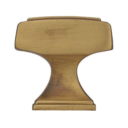 Amerock Amerock | Cabinet Knob | Gilded Bronze | 1-1/4 inch (32 mm) Length | Mulholland | 1 Pack | Drawer Knob | Cabinet Hardware