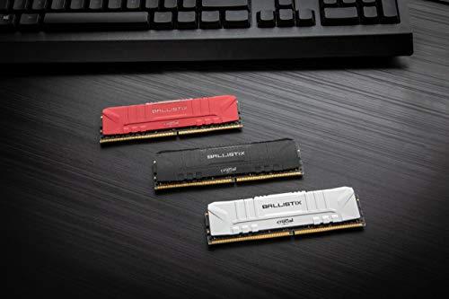 Crucial Crucial Ballistix 3200 MHz DDR4 DRAM Desktop Gaming Memory Kit 32GB (16GBx2) CL16 BL2K16G32C16U4W (WHITE)