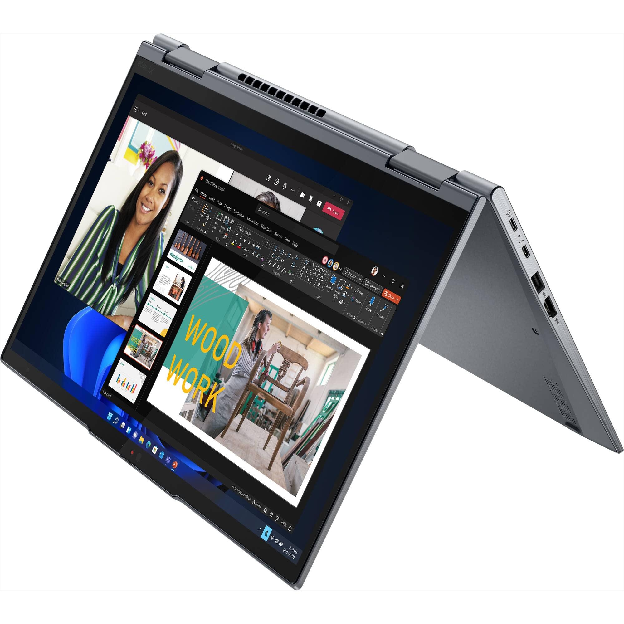Lenovo Lenovo ThinkPad X1 Yoga Gen 6 14" FHD+ IPS, Touchscreen, 500 Nits, 2-in-1 Laptop (Intel i7-1165G7, 16GB RAM, 512GB SSD, Backlit KYB, Fingerprint, 2 Thunderbolt 4, Active Pen, Win11P) w/DKZ Hub