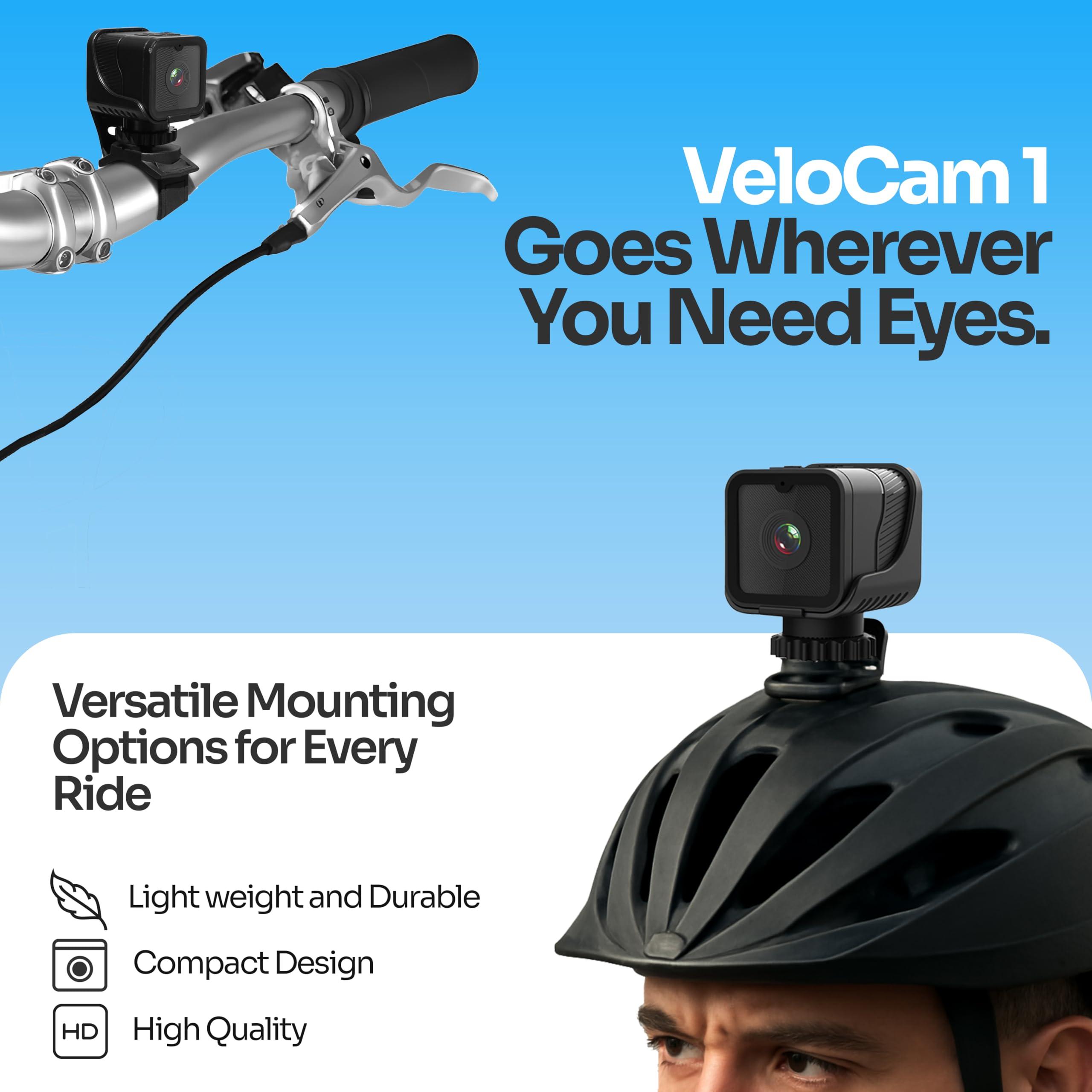 TIROL SUPPLIES TIROL SUPPLIES Bike Camera with 170 Wide Angle, HD 1080P Mini Sport Camera, Loop & Emergency Recording, Bicycle, Outdoor Sports, USB Rechargeable & Portable Action Camera, 1.2 oz (41g)