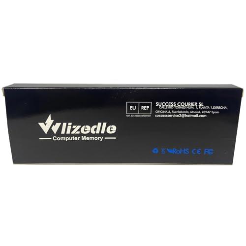 Wlizedle DDR4 RAM 16GB Kit (2x8GB) 3200MHz XMP 2.0 CL16 UDIMM Wlizedle Desktop Memory PC4-25600 288-Pin 1.35V 1Rx8 Non-ECC Unbuffered PC Computer Sdram Sticks Module Upgrade, Black