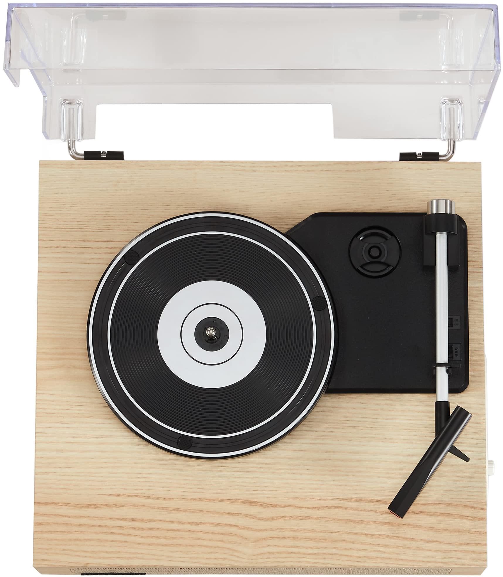 Crosley Crosley CR6042A-NA Scout 3-Speed Bluetooth Turntable with Built-in Speakers, Natural