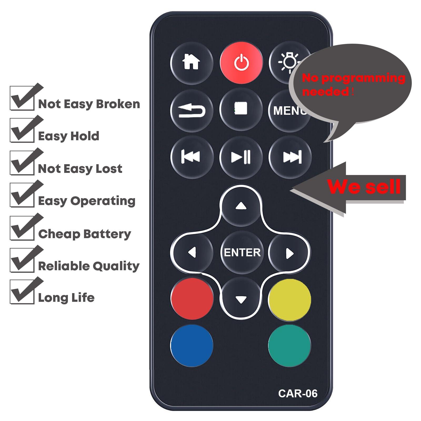 XINJISHIMIN Replacement Remote Control for Honda Odyssey Elite/Touring/EX-L/EX Rear Entertainment DVD 39560-THR-A020-M1 39560THRA020 2018 2019 2020 2021 2022 2023