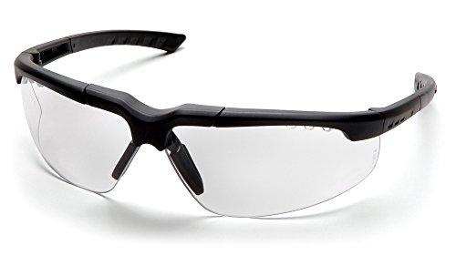 Pyramex Safety Pyramex Reatta Safety Eyewear, Clear Anti-Fog Lens With Charcoal Frame