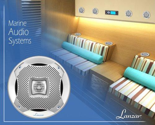 LANZAR LANZAR 6.25 Inch Marine Speakers - 2 Way Water Resistant Audio Stereo Sound System with 400 Watt Power, Attachable Grills and Resin Treatment for Indoor and Outdoor Use - 1 Pair - AQ6CXS (Silver)