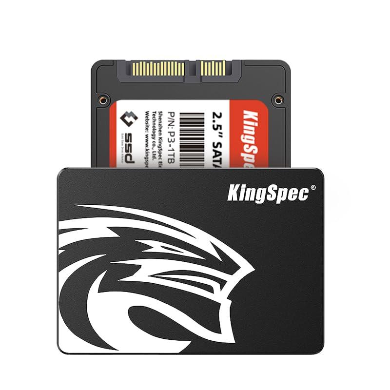 KingSpec KingSpec 1TB SATA III SSD 6Gb/s, 2.5" SATA SSD with 3D NAND Flash, Internal Solid State Hard Drives, for Laptop and PC Desktop (R/W Speed up to 550/520 MB/s)