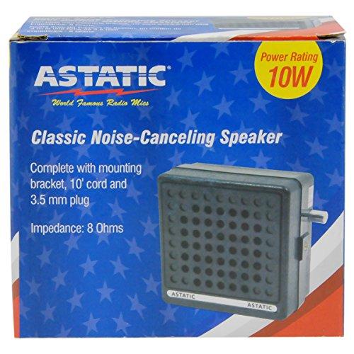 Astatic Astatic 302-VS6 10W/8? Noise Cancelling External CB Speaker, Black