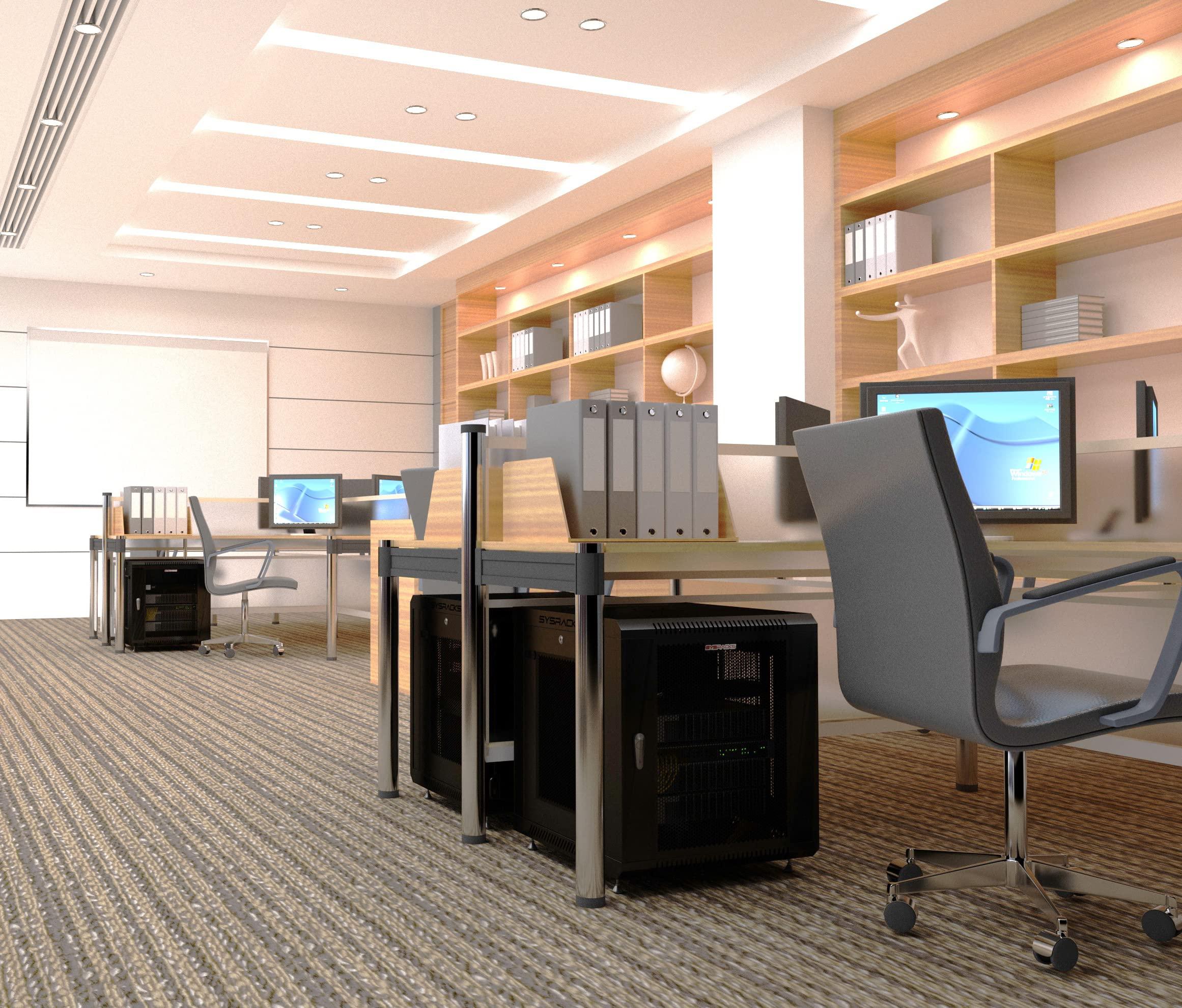 Sysracks Sysracks - 12U Network Rack Wall Mount - 35-Inch Depth - Locking Server Cabinet - AV Audio Rack - Data Racks Lockable IT Cabinet Enclosure with Fan Powerbar Dust-Proof Grommet (12U (24\"w x35\"d x25\"h))