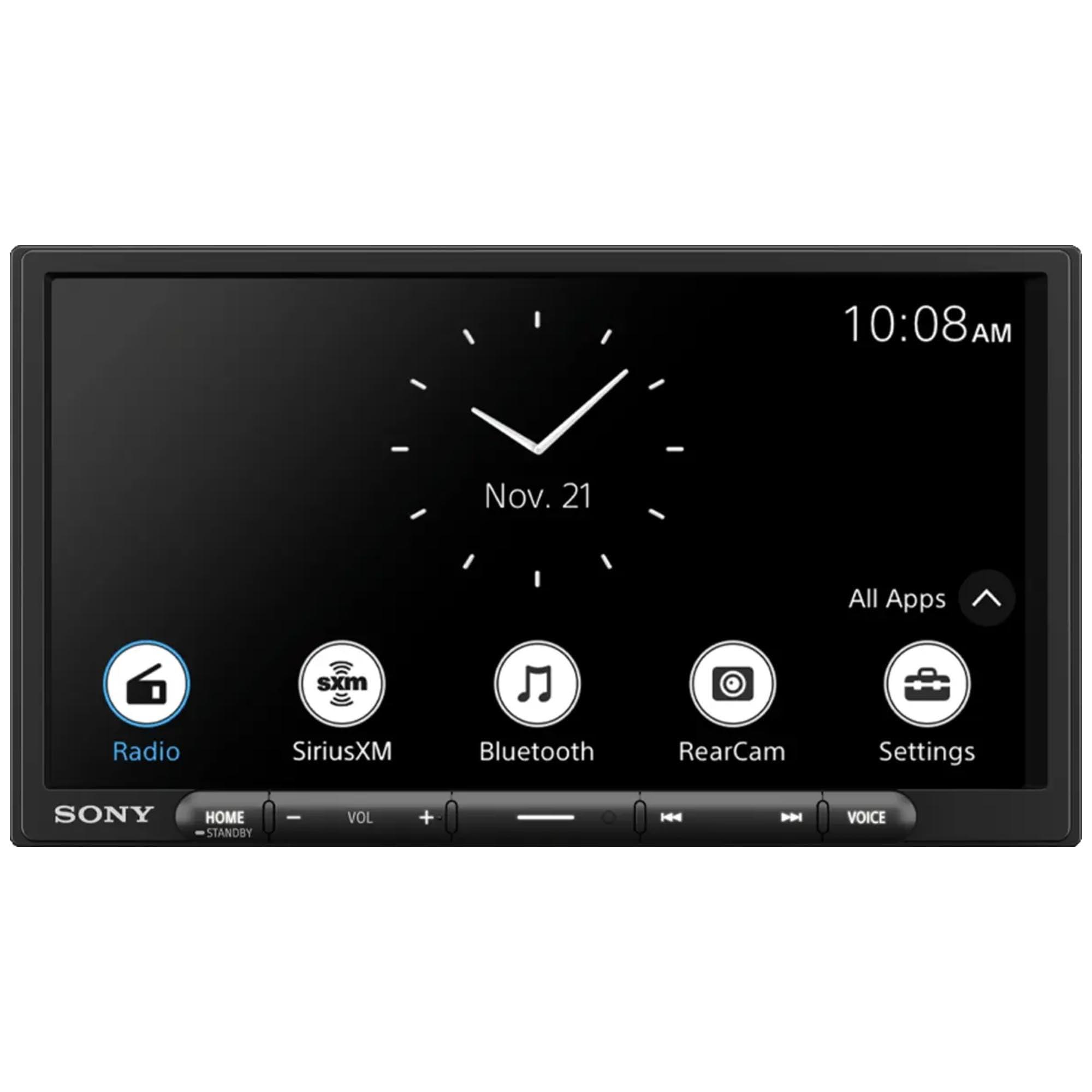 Sony Sony XAV-AX3700 17.6 cm (6.95) Digital Multimedia Receiver Compatible with Apple Carplay, iDatalink ADS-MSR Universal Radio Replacement Interface, Sirius XM SXV300v1 Connect Vehicle Tuner Kit for