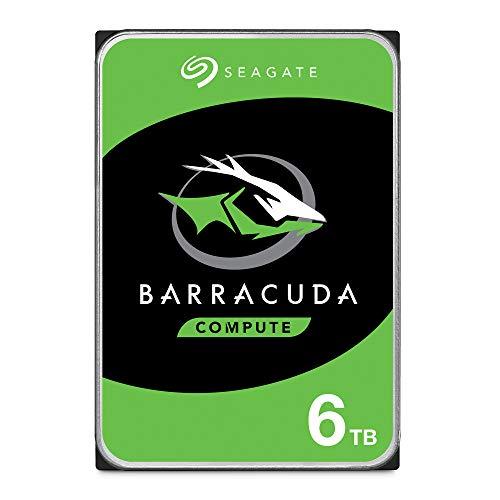 Seagate Seagate BarraCuda 6TB Internal Hard Drive HDD 3.5 Inch SATA 6 Gb/s 5400 RPM 256MB Cache for Computer Desktop PC Frustration Free Packaging (ST6000DMZ03)