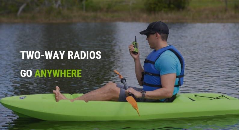 Motorola Solutions Motorola Solutions T600 35 mi. Waterproof Two-Way Radio Green 2-Pack