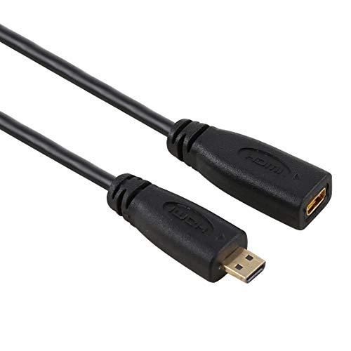 chenyang chenyang 30cm HDMI 1.4 Type D Micro HDMI Male to Micro HDMI Female HDMI Extension Cable