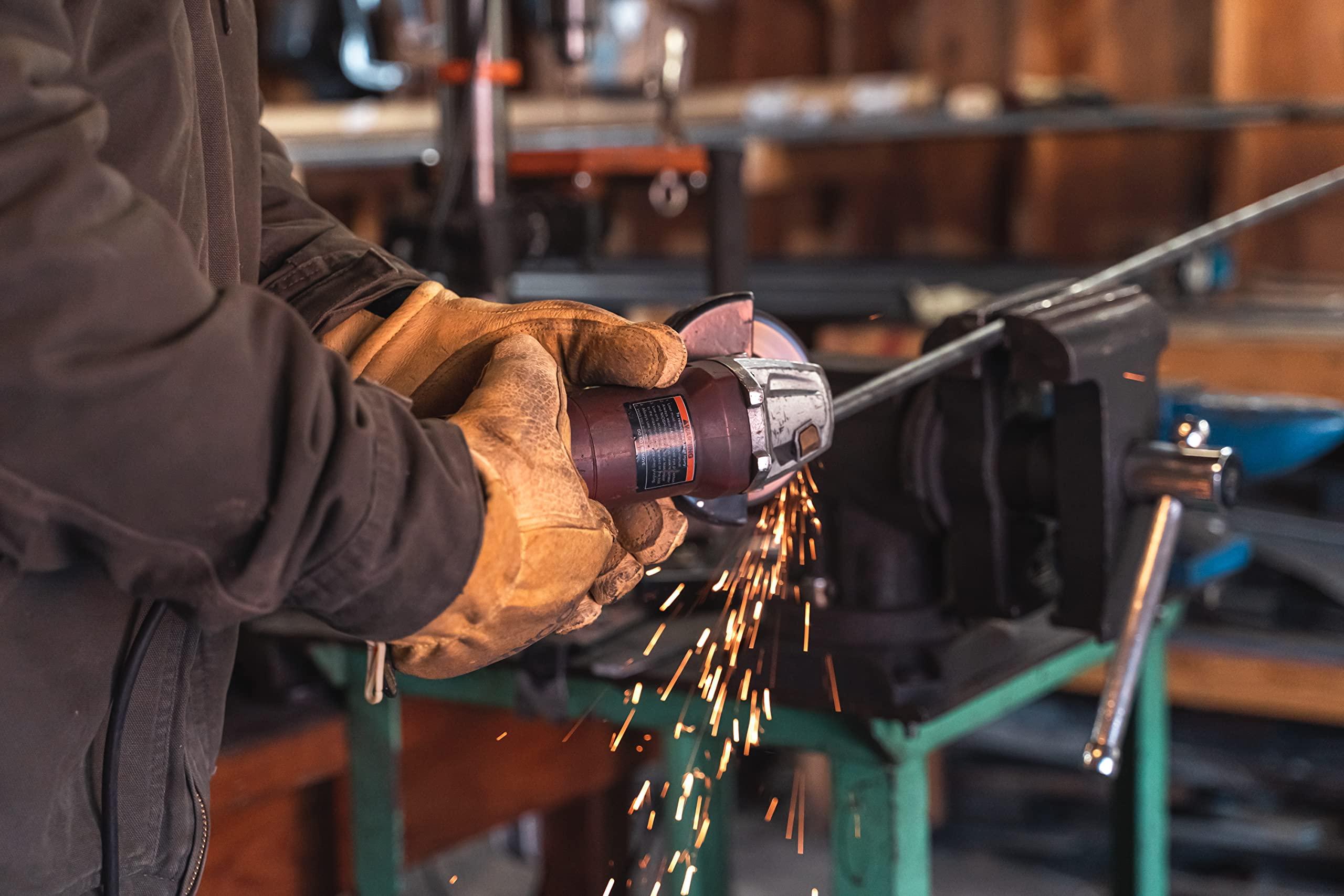 Kinco Kinco, 901-S Men\'s Pigskin Leather Ski Glove, HeatKeep Thermal Lining, Draylon Thread, Small, Golden, with Nikwax Waterproof Wax