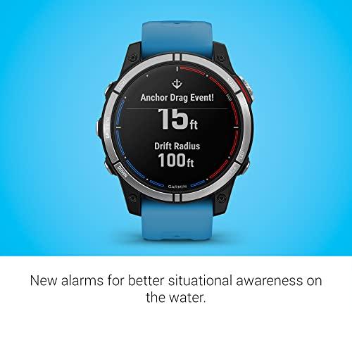 Garmin Garmin quatix 7 Standard Edition, Marine GPS Smartwatch, Tide Changes and Anchor Drag Alerts, Waypoint Marking