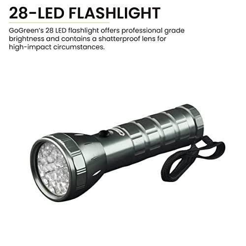 Go Green Power Inc. GoGreen Power GG-113-24SV 28 LED Professional Flashlight