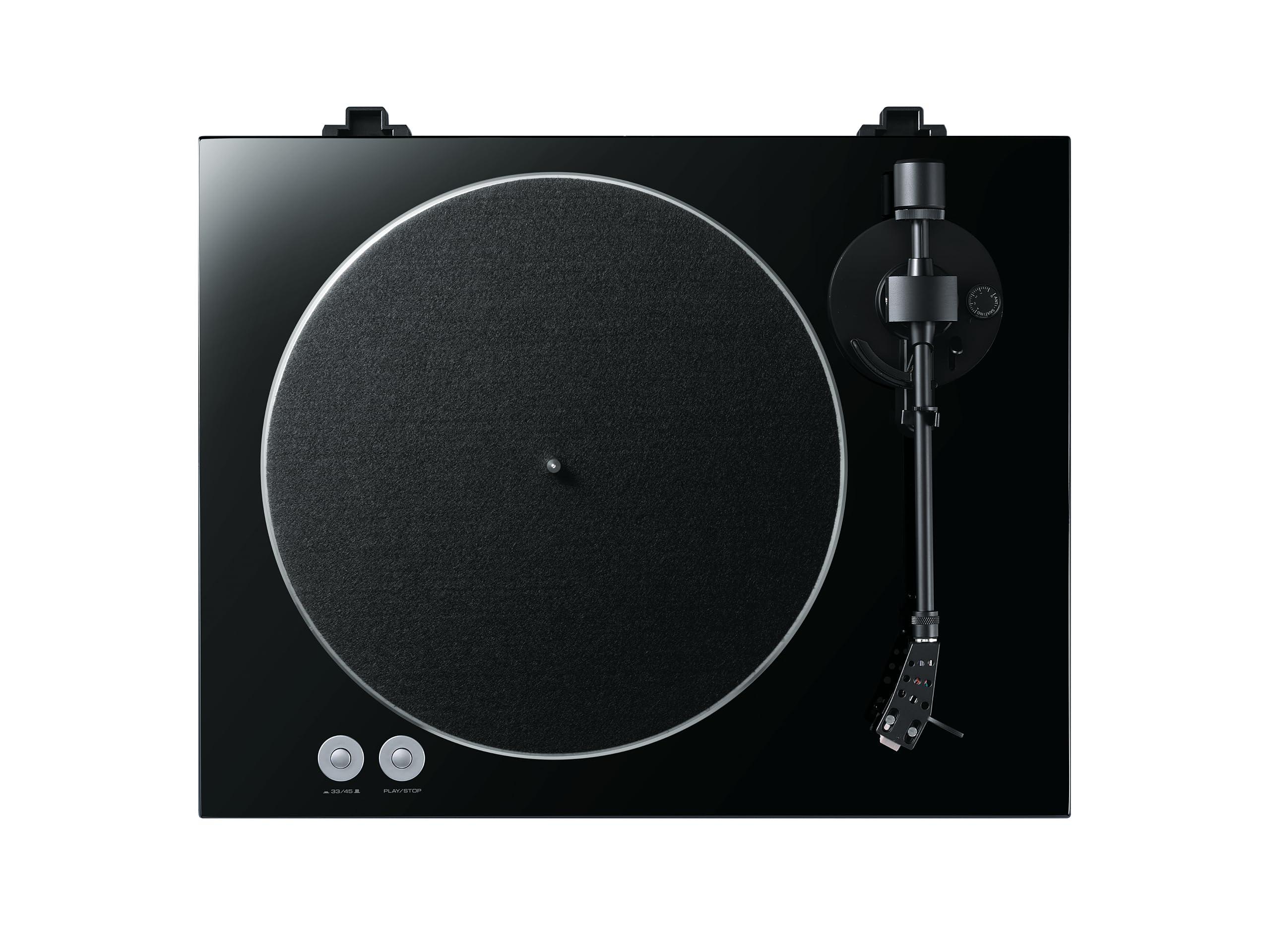 YAMAHA Yamaha TT-S303 Traditional Turntable with Belt Drive and Straight Arm - Pre Phono Amplifier & Integrated Head