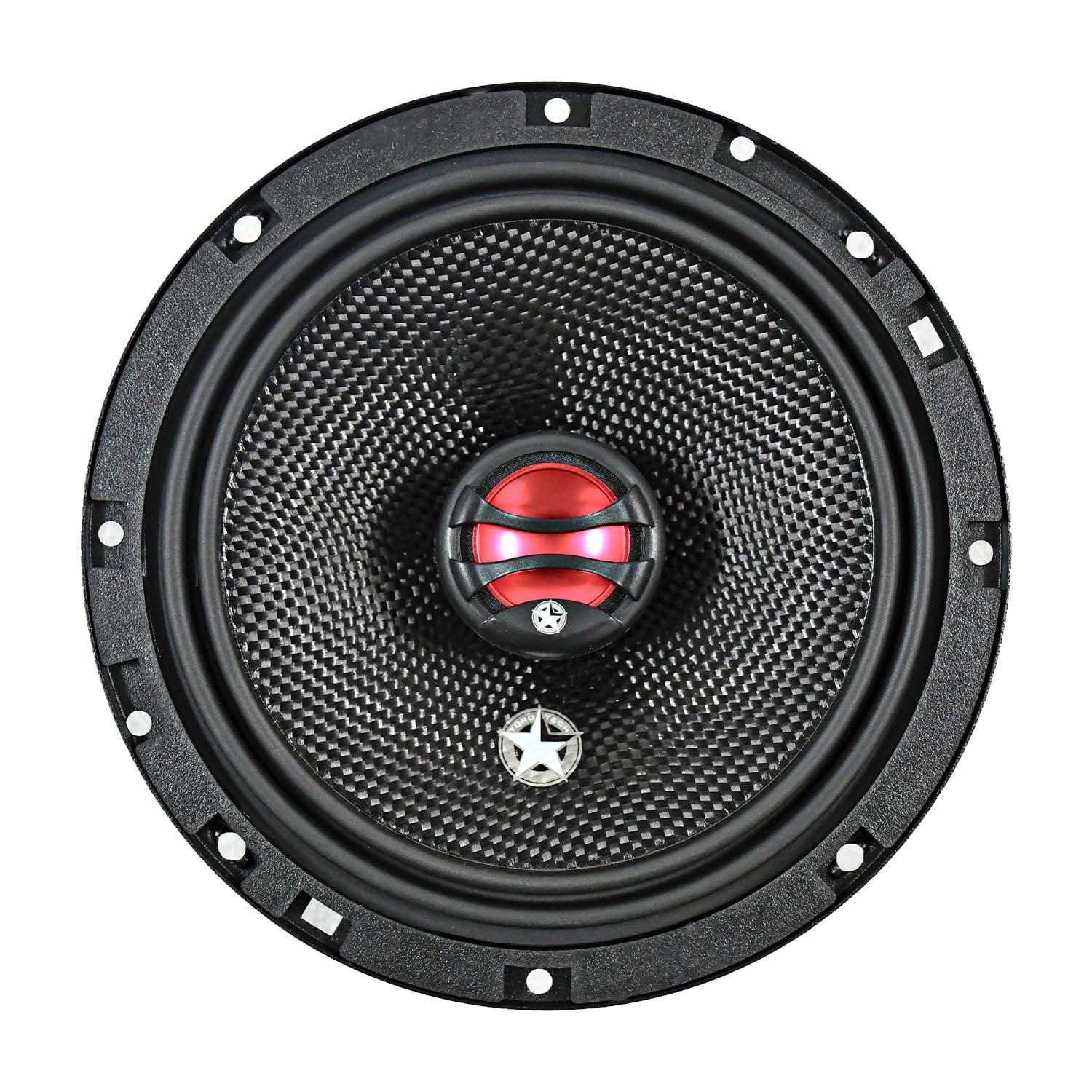 TORO TECH TORO TECH HX6 | 6.5 Inch 2-Way Coaxial Car Speaker Set - 160 Watt MAX / 80 Watts RMS (Pair)