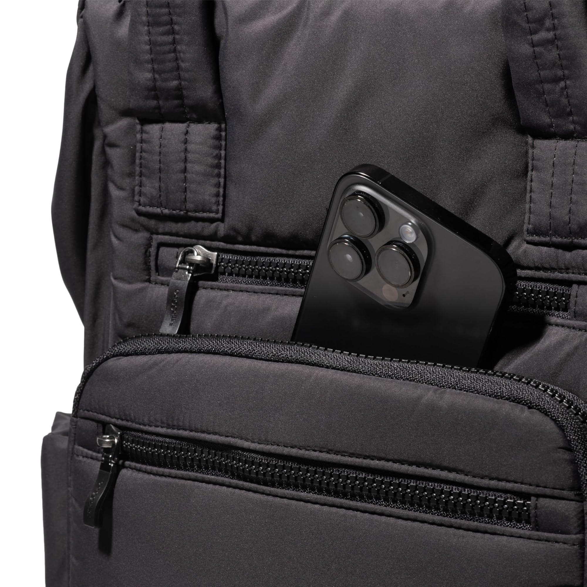 Baggallini Baggallini Chelsea Laptop Backpack, Black Puff