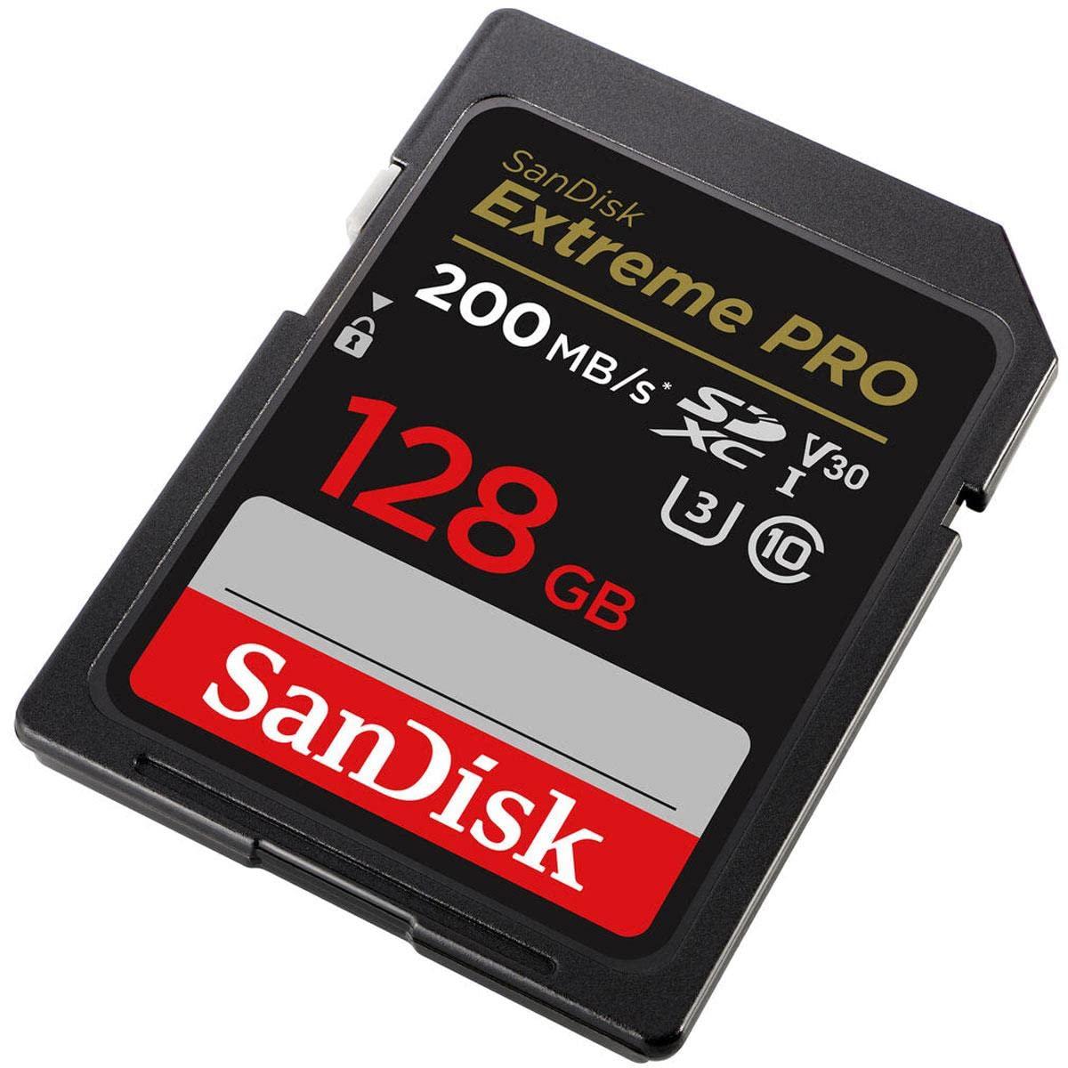 SanDisk SanDisk Extreme PRO 128GB UHS-I U3 SDXC Memory Card