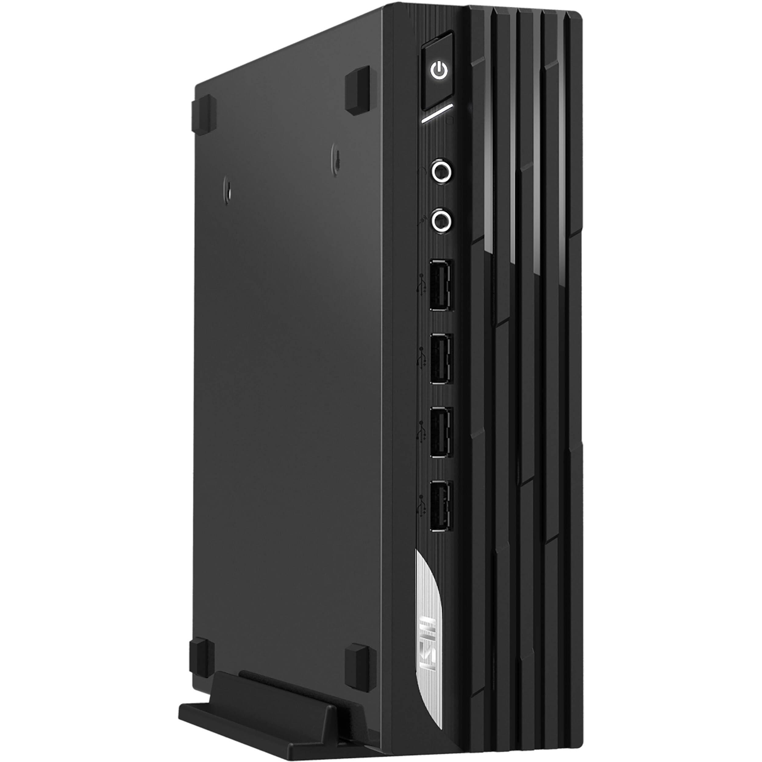 MSI MSI PRO DP21 12M Mini Desktop Computer - 12th Gen Intel Core i5-12400 6-Core up to 4.40 GHz Processor, 8GB RAM, 256GB NVMe SSD, Intel UHD Graphics 730, Wi-Fi 6, VESA Mounting, Windows 11 Home