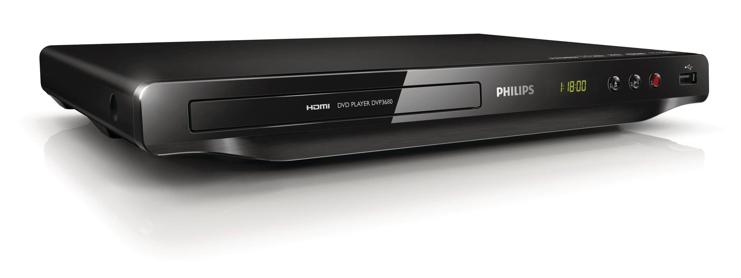 PHILIPS Philips All Multi Region Zone Free PAL/NTSC DVD Player HDMI 1080p (Black)