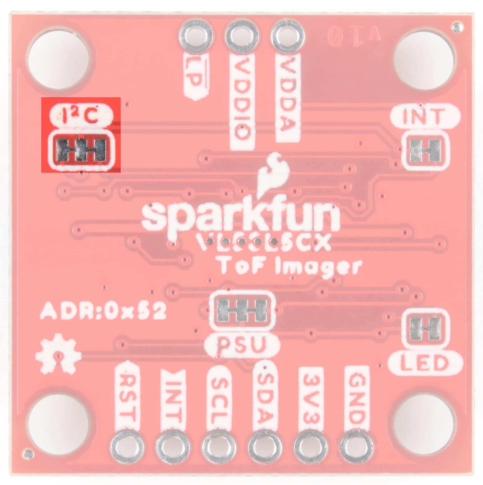 SparkFun SparkFun Qwiic ToF Imager -VL53L5CX-Multizone Distance Measurements -Up to 8x8 Zones w/Wide 63 Diagonal FoV -3D Room Mapping Obstacle Detection Gesture Recognition IoT Laser-Assisted autofocus AR/VR