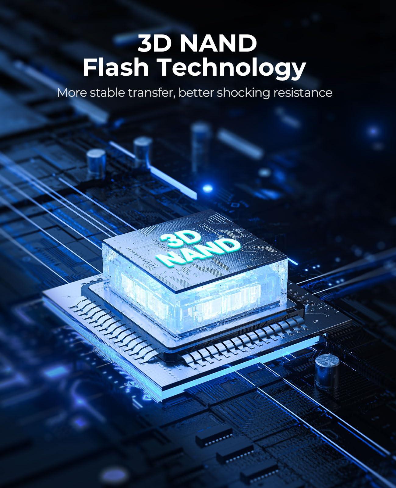 ORICO ORICO 2TB mSATA SSD, SATA III 6Gbps 3D NAND Internal Solid State Drive for Laptops Ultrabooks Desktop-ZH10 (2TB)