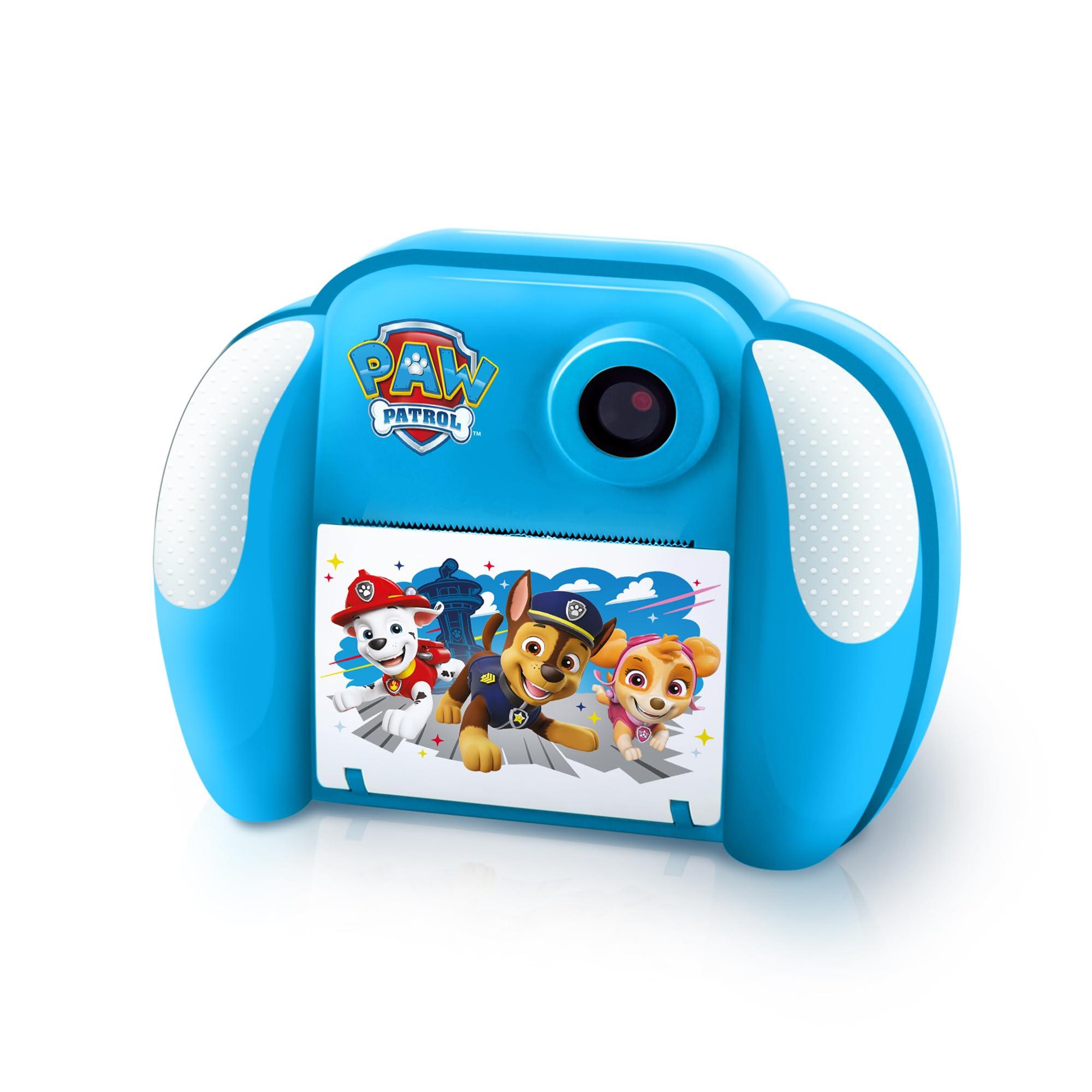 Canal Toys Paw Patrol My First Instant Camera; Photo, selfie, and video functions; Ink free printing; Frames and filters can be added digitally; Stickers and markers can be added after printing-Amazon Exclusive
