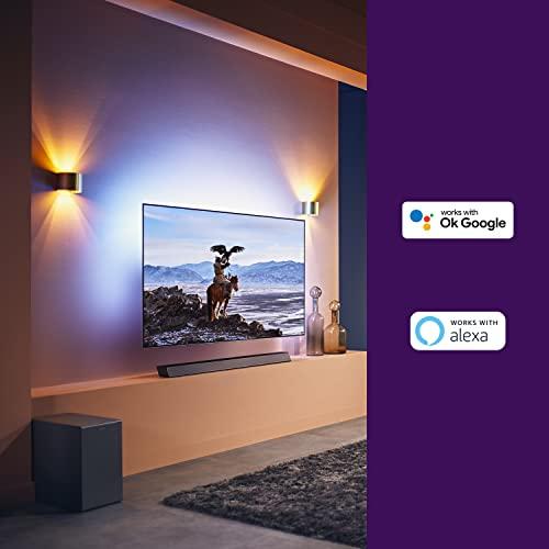 PHILIPS PHILIPS B8905 Soundbar 3.1.2 with Wireless Subwoofer, Dolby Atmos, Compatible with DTS Play-Fi, Connects with Amazon Echo Devices and Voice Assistants, AirPlay 2 and BT Support, TAB8905