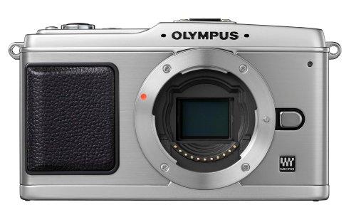 Olympus Olympus PEN E-P1 12.3 MP Micro Four Thirds Interchangeable Lens Digital Camera with 17mm f/2.8 Lens and Viewfinder (Silver)