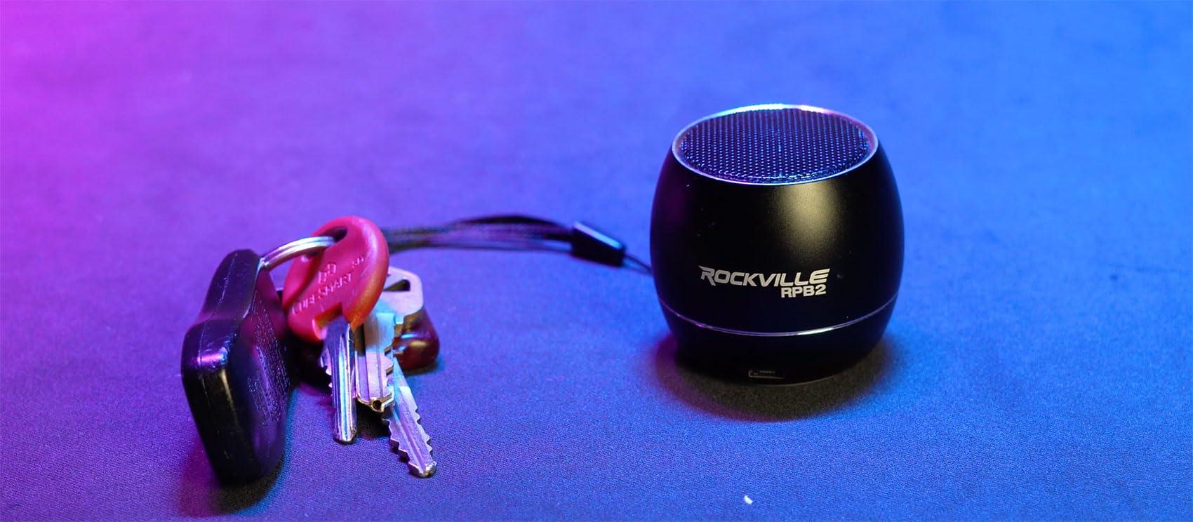 Rockville Rockville RPB2-BLACK Handheld Wireless Portable Bluetooth Speaker Great Sound