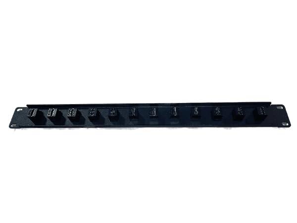 RiteAV RiteAV - 19 inches 12-Port HDMI Interface Patch Panel,Black