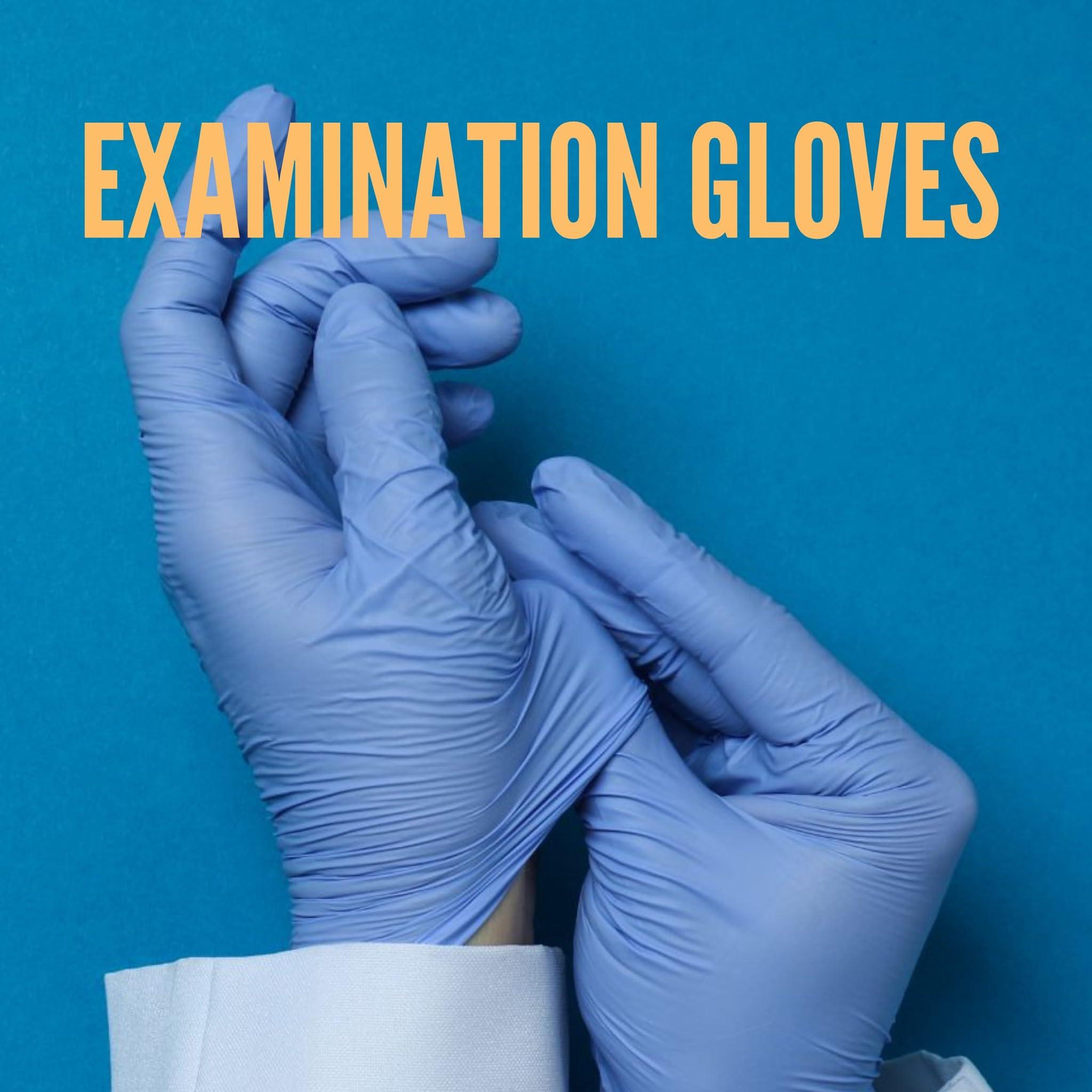 Cestus Cestus 5 Mil Nitrile Gloves Large, Box of 100, Disposable Latex Free, Mechanic Gloves, Cleaning Gloves, Guantes Desechables (Box of 100, Large)