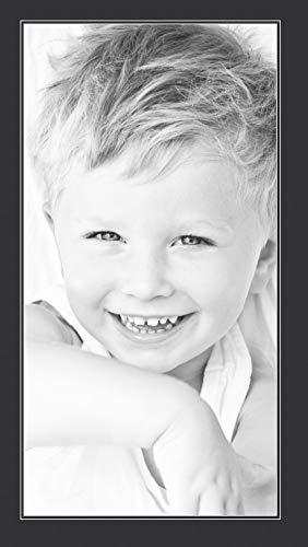 ArtToFrames 18x35 Smooth Black / Black Custom Mat for Picture Frame with 14x31 opening size (Mat Only, Frame NOT Included)