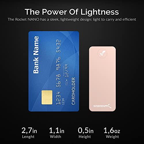 SABRENT SABRENT 512GB Rocket Nano External Aluminum SSD (Pink) (SB-512-NANO-PNK)